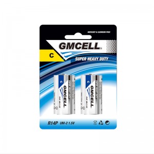 GMCELL vende al por mayor batería de zinc y carbono de tamaño C