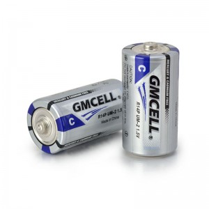 GMCELL 도매 C 크기 탄소 아연 배터리