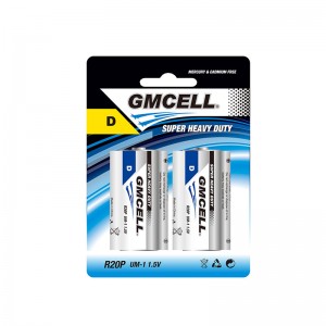 GMCELL Wholesale D Size Carbon Zinc Battery