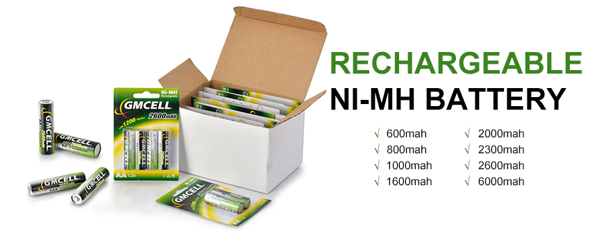 סוללות NiMH - כוח ירוק של מוצרים אלקטרוניים