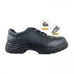 Klasická 4palcová bezpečnostní pracovní obuv s ocelovou špičkou a ocelovým plátem