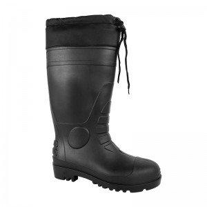 CE Winter PVC Safety Rain Boots with Steel Toe and Midsole