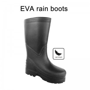 Men’s Tall Waterproof Wide Width Knee High Rain Boots EVA