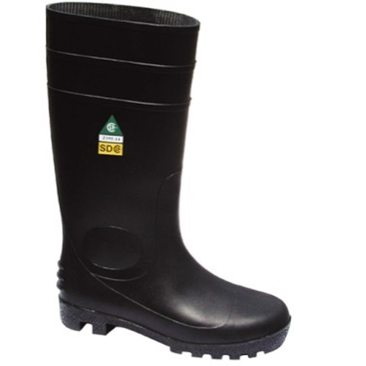 Stivali da pioggia di sicurezza in PVC di alta qualità approvati CSA