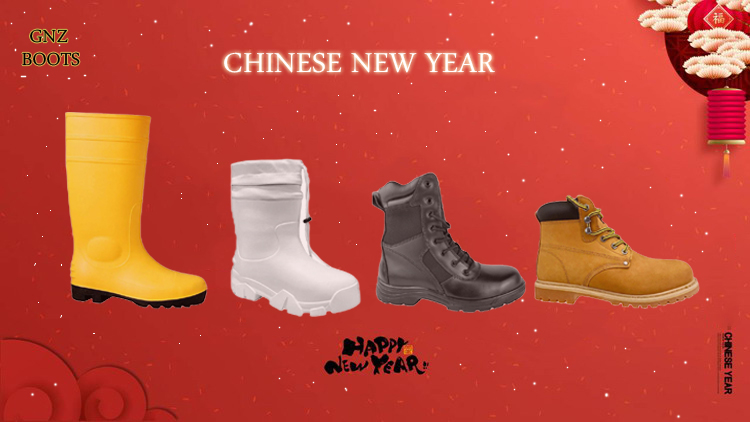 Célébrons le Nouvel An chinois et continuons à fournir des chaussures de sécurité de haute qualité