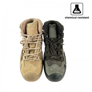 6 Inch unyk ûntwerp PU-sole Injection Tactical Combat boots