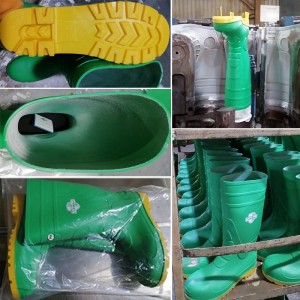 ASTM Chemical Resistant PVC Safety Boots with Steel Toe and Midsole