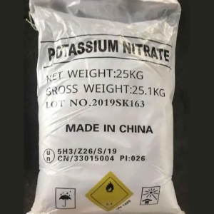 Materia prima química: nitrato de potasio