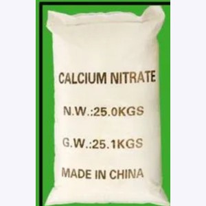 Matière première chimique : nitrate de calcium