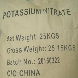 Materia prima química: nitrato de potasio