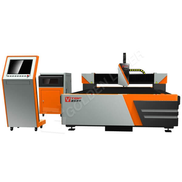 Machine de découpe de métal au laser à fibre de type ouvert 1000W