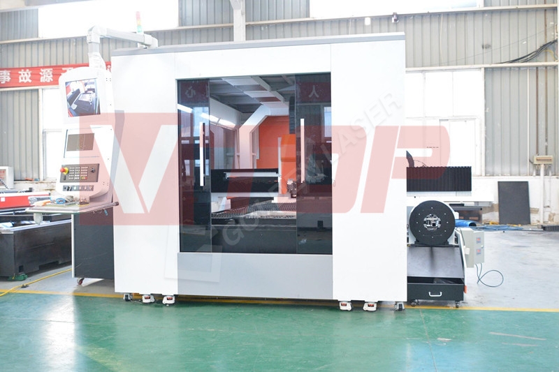 Well-designed 6 Axis Cutting Machine -
 3000w Hot Sale Enclosed Pallet Table Fiber Laser Tube And Sheet Metal Cutting Machine GF-1530JHT – Vtop Fiber Laser