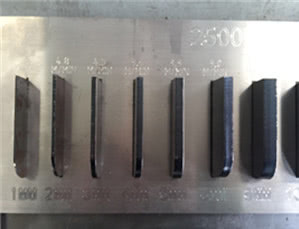 Placa d'acer al carboni de 1-8 mm de tall per làser de fibra N-light de 2500 W