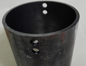 Fiber Laser Cutting Carbon Steel Waist Tubes Round