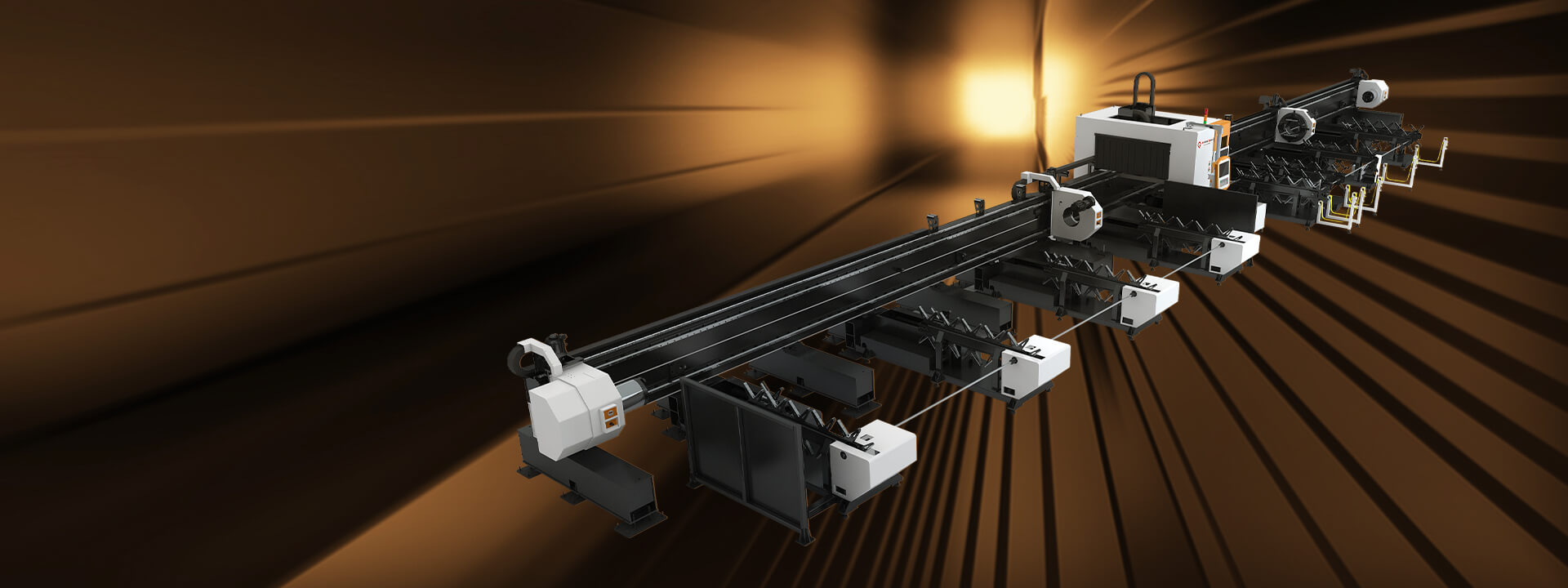 Laserový řezací stroj na trubky Mega Series