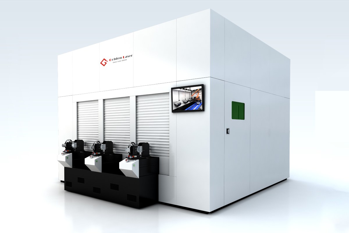 Multi Position Robot Laser Cutting Machine Cell