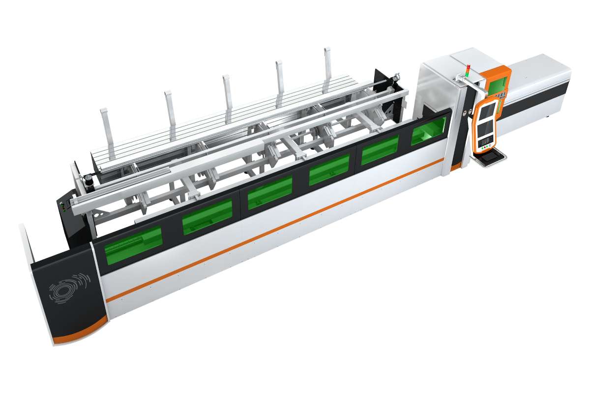 Lytse Tube Automatyske Laser Cutting Machine-P1260A