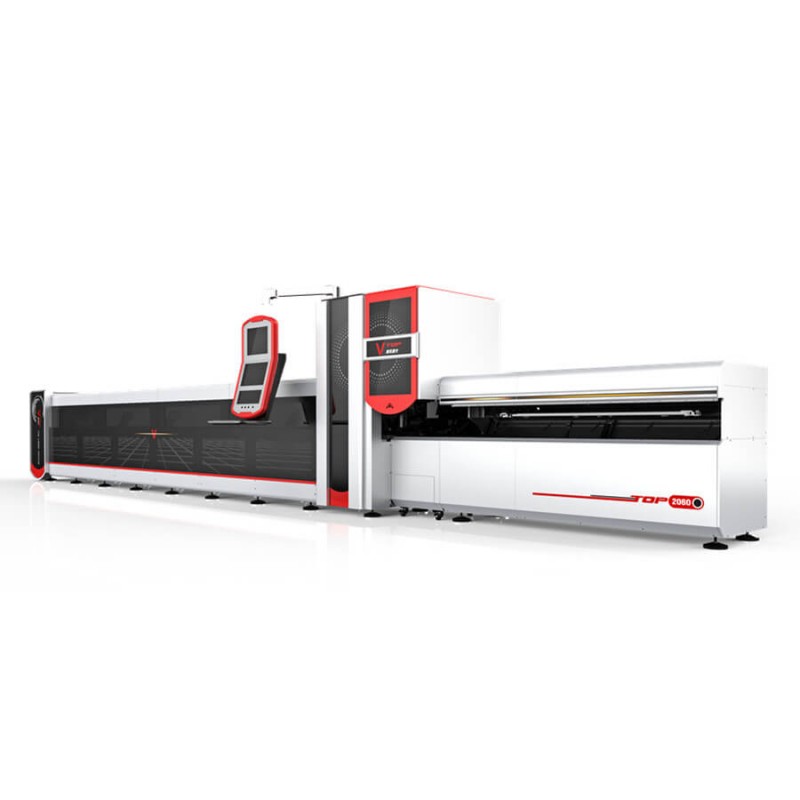 Cnc Fiber Laser Cutting Machine Para sa Metal Tube Pipe P2060 / P3080