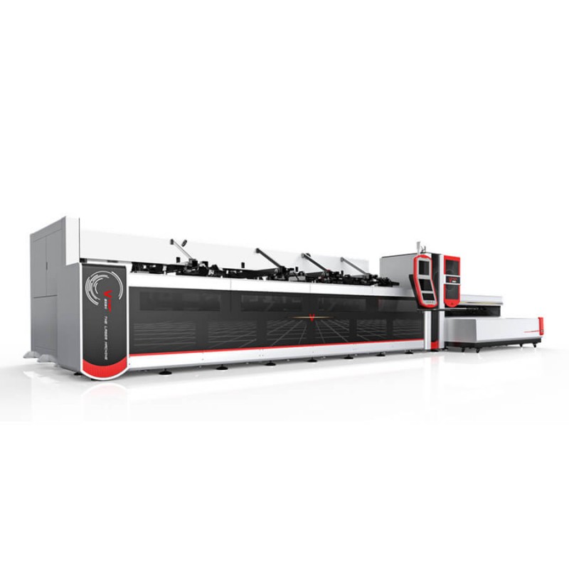 máquina para corte de metales del laser de la fibra de 2500w 3000w para el tubo/el tubo redondos, cuadrados