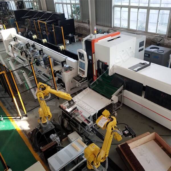 Automatic Copper Tube Laser Cutting Machine Production Line For German Customer