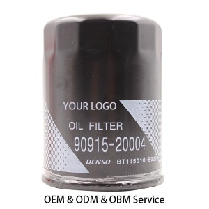 Diesel engine oil filter element 90915-20003 90915-20004 engine automotive oil filter