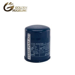 Oil filter supplier engine spare parts 15400-PLM-A01 metal outlook oil filter