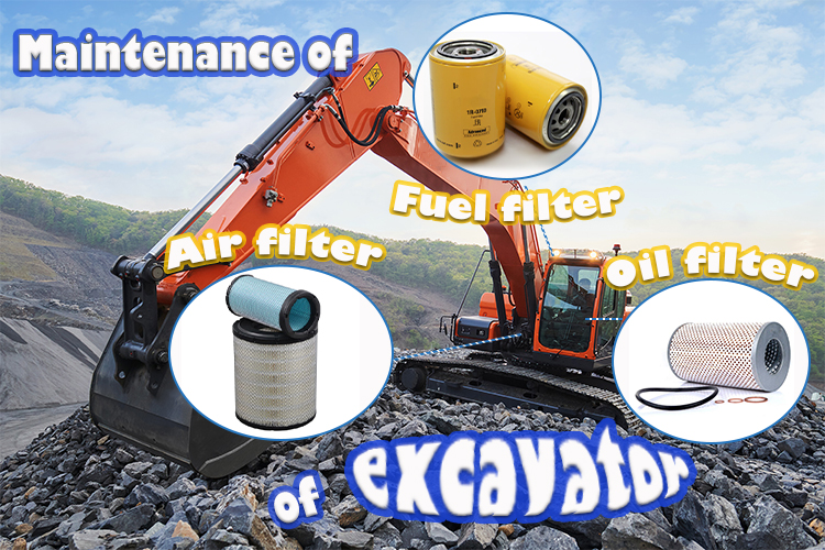 Construction Filters machinery knowledge sharing:maintenance of excavator diesel filter, air filter, machine filter, practical！