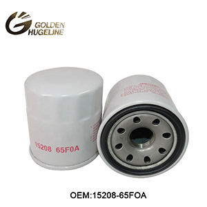 Auto oil filter custom made 15208-65FOA 1520865FOA car oil filter china supplier