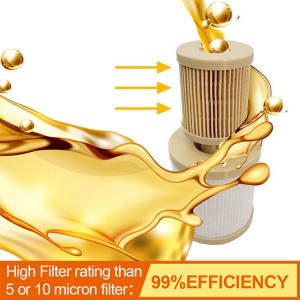 High efficiency oil fuel filter kit FD4616 FL2016 fuel oil filter for car