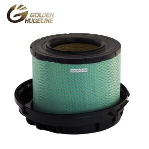 E497L 0040942404 C411776 AF26165 Cylindrical Heavy Truck Air Filter Element For Truck