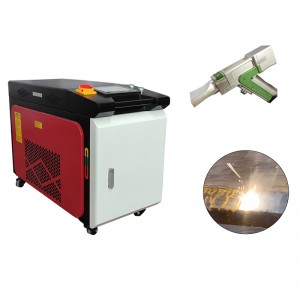 OEM/ODM Factory 3 in 1 Handheld Fiber Continuous Laser Cleaning Cutting Welding Machine with Metal Brass Aluminum Carbon Stainless