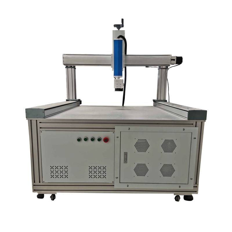 Factory making Laser Marking Machine Table Top - Large Format Seamless Splicing Gantry Type Fibre Optic Marking Machine – Gold Mark