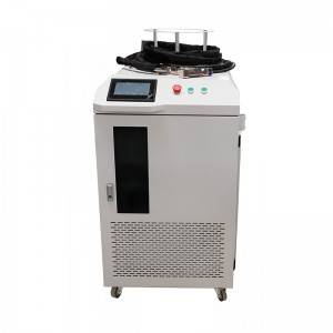 Factory Free sample China 1000W 1500W 2000W Rust Oil Paint Fiber Laser Remover Cleaning Machine