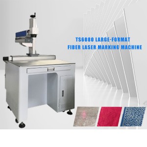 Máquina de marcação a laser de fibra de grande formato TS6080
