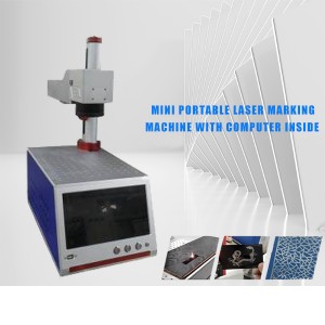 Mini portable Laser marking machine with computer inside
