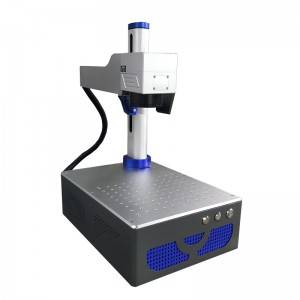 Máquina de marcação a laser de fibra de foco automático