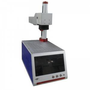Mini prenosni stroj za lasersko označevanje z računalnikom v notranjosti