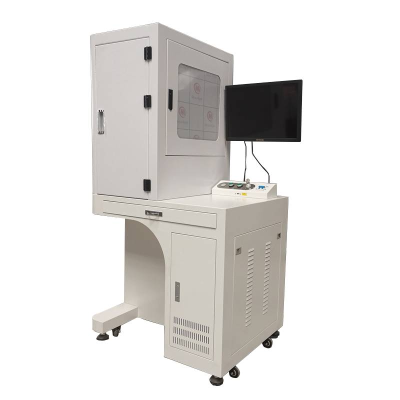 Semi-enclosed tabletop all-in-one laser marking machine