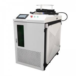 Manufactur standard China 1000W Fiber Laser Cleaning Machine for Removing Rust Paint Oil Glue Grease Surface Cleaning