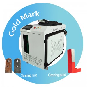 Handheld Fiber Laser Cleaning Machine na may Ruida System