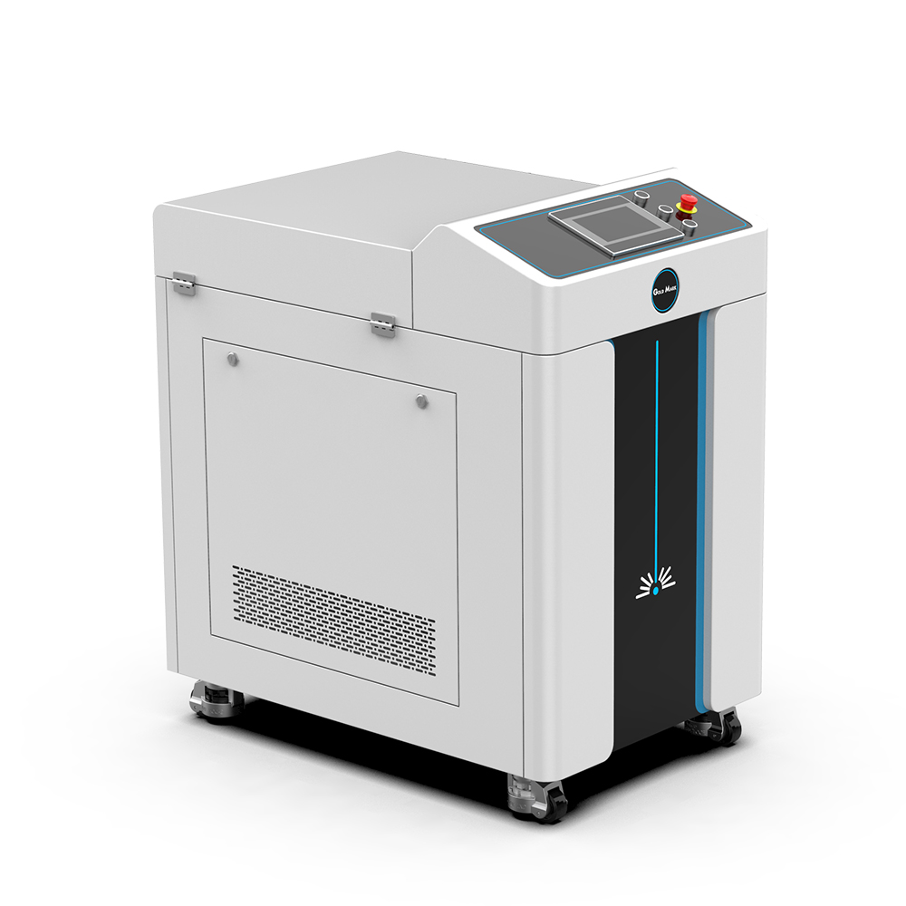 Máquina de limpeza láser de fibra a prezo de fábrica 1000w 2000w 3000w para po de aceite de pintura de óxido metálico.