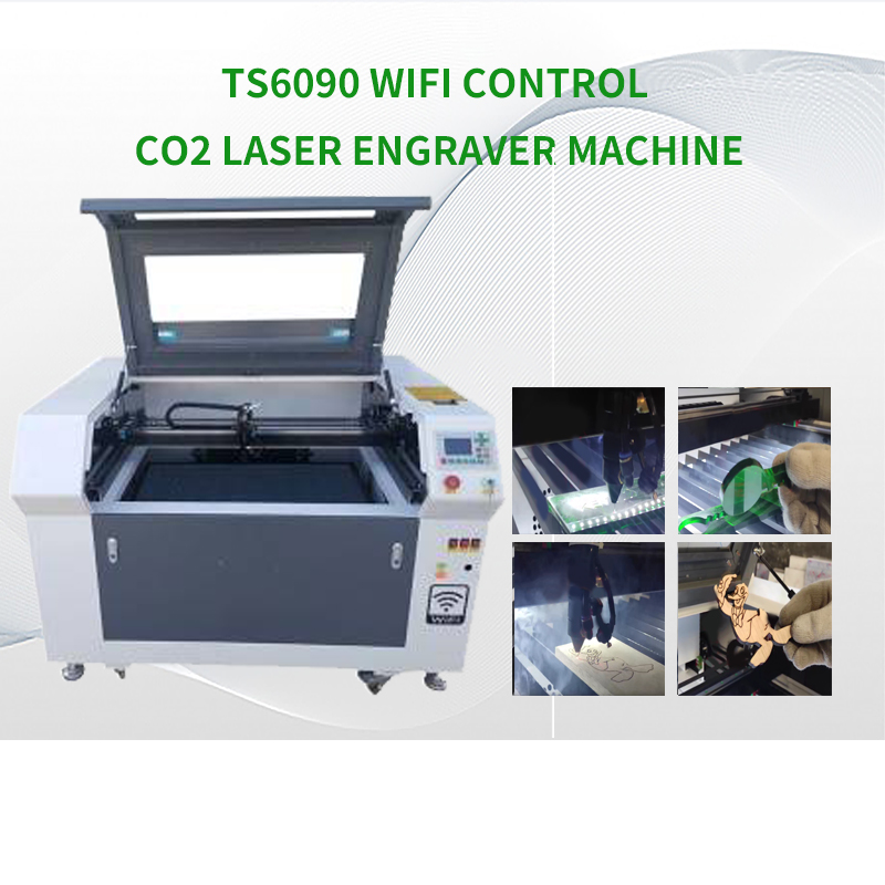 TS6090 Wifi control co2 laser chosema makina