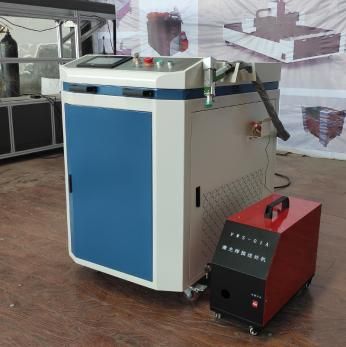 This is my 2022 new product 3 in 1 multifunctional fiber laser cleaning, welding and cutting machine.