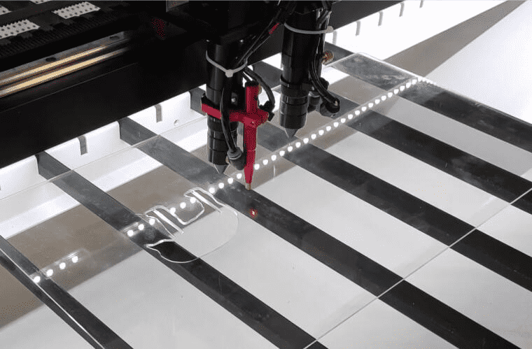 Mesin pemotong laser Siaran Langsung