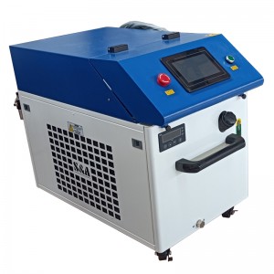 3 in 1 Lazer Kaynak Kesme Temizleme Makinesi 1kw 1.5kw 2kw Metal için Mini Taşınabilir Lazer Kaynakçı