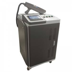 OEM/ODM Supplier China 100W Portable Handheld Pulse Fiber Laser Cleaning Machine for Metal Parts
