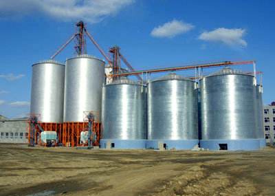 Steel-Opslach-Grain-Silo-Stiel-Struktuer-Warehouse