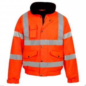 pakaian kerja jaket keselamatan kalis air reflektif untuk pertanian pembinaan
