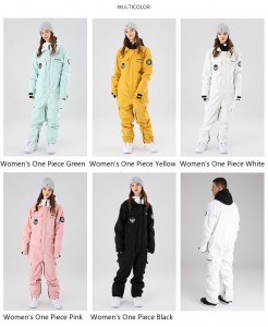 Visokokakovostne uniseks vodoodporne enodelne smučarske obleke, odporne na veter in sneg, na prostem