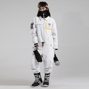 OEM водонепроницаемый лыжный костюм цельный зимняя одежда для взрослых спортивная одежда унисекс